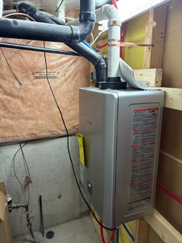 Tankless water heater and boiler job photo 4