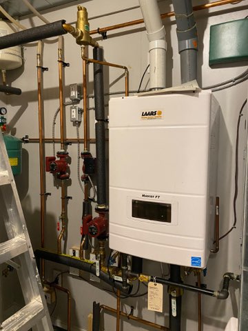 Tankless water heater and boiler job photo 5
