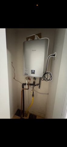 Tankless water heater and boiler job photo 6